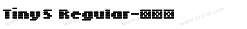 Tiny5 Regular字体转换